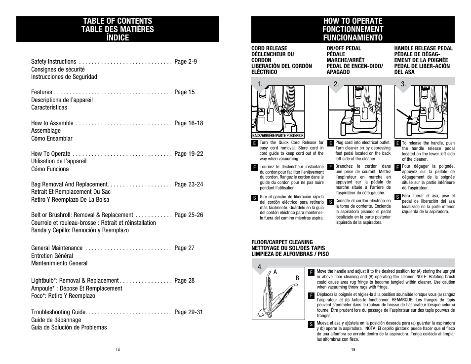 Dirt Devil UD30005B User Manual | Page 14 / 16