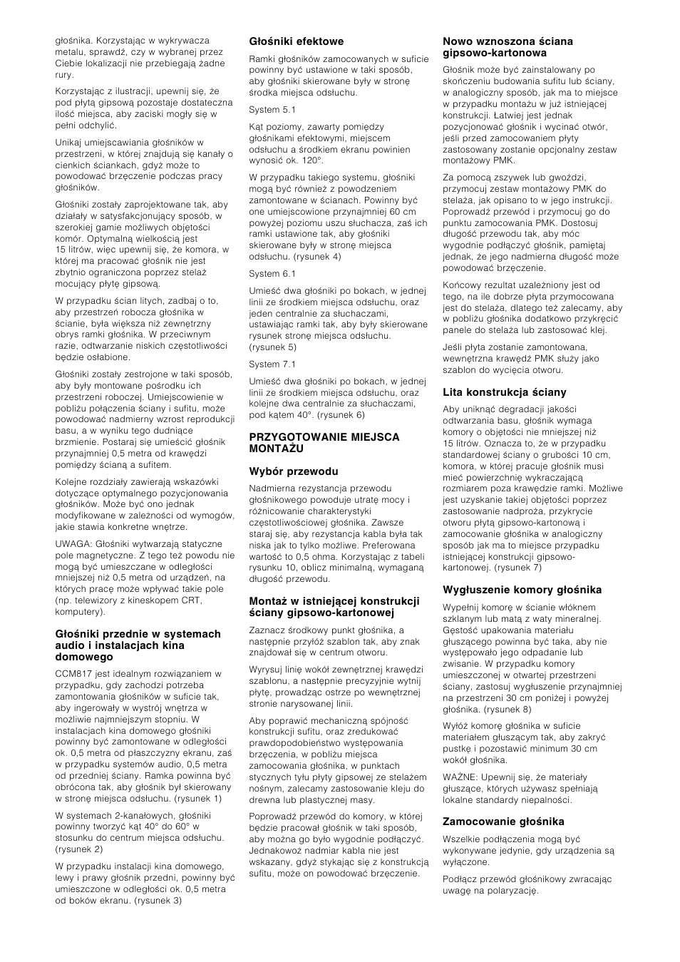 Bowers & Wilkins CCM817 User Manual | Page 29 / 35