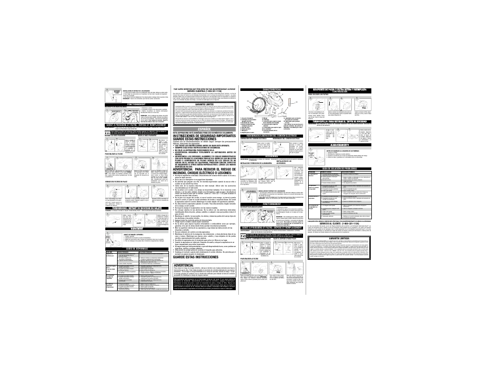 Español, Guarde estas instrucciones | Dirt Devil SD40000RM User Manual | Page 2 / 2