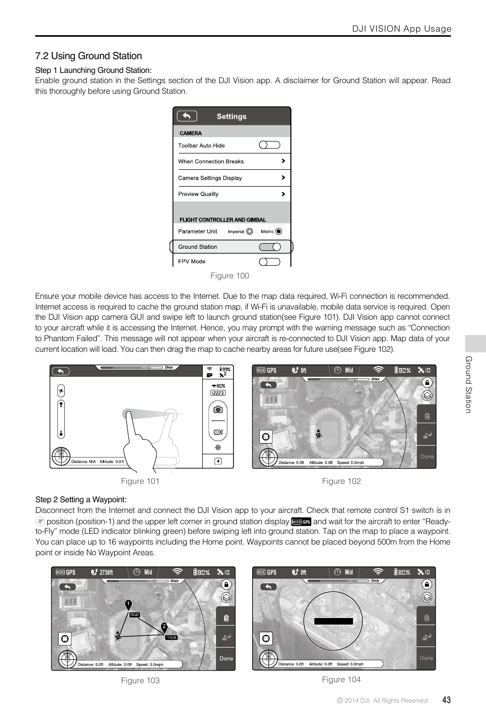 2 using ground station | DJI Phantom 2 Vision Plus User Manual User Manual | Page 43 / 52