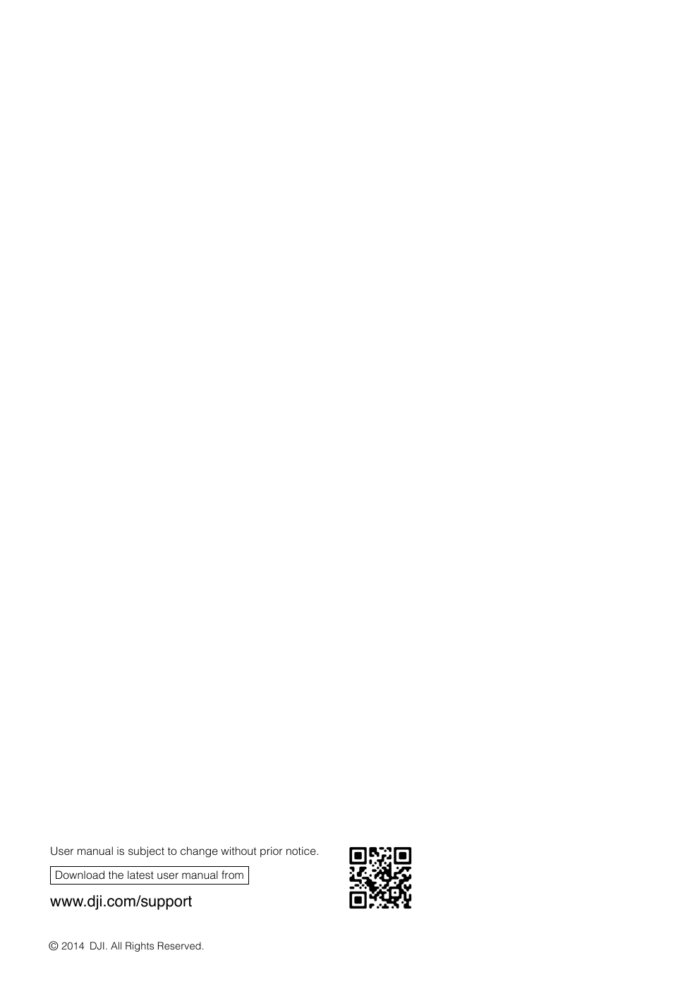 DJI Phantom 2 Vision Plus User Manual User Manual | Page 52 / 52