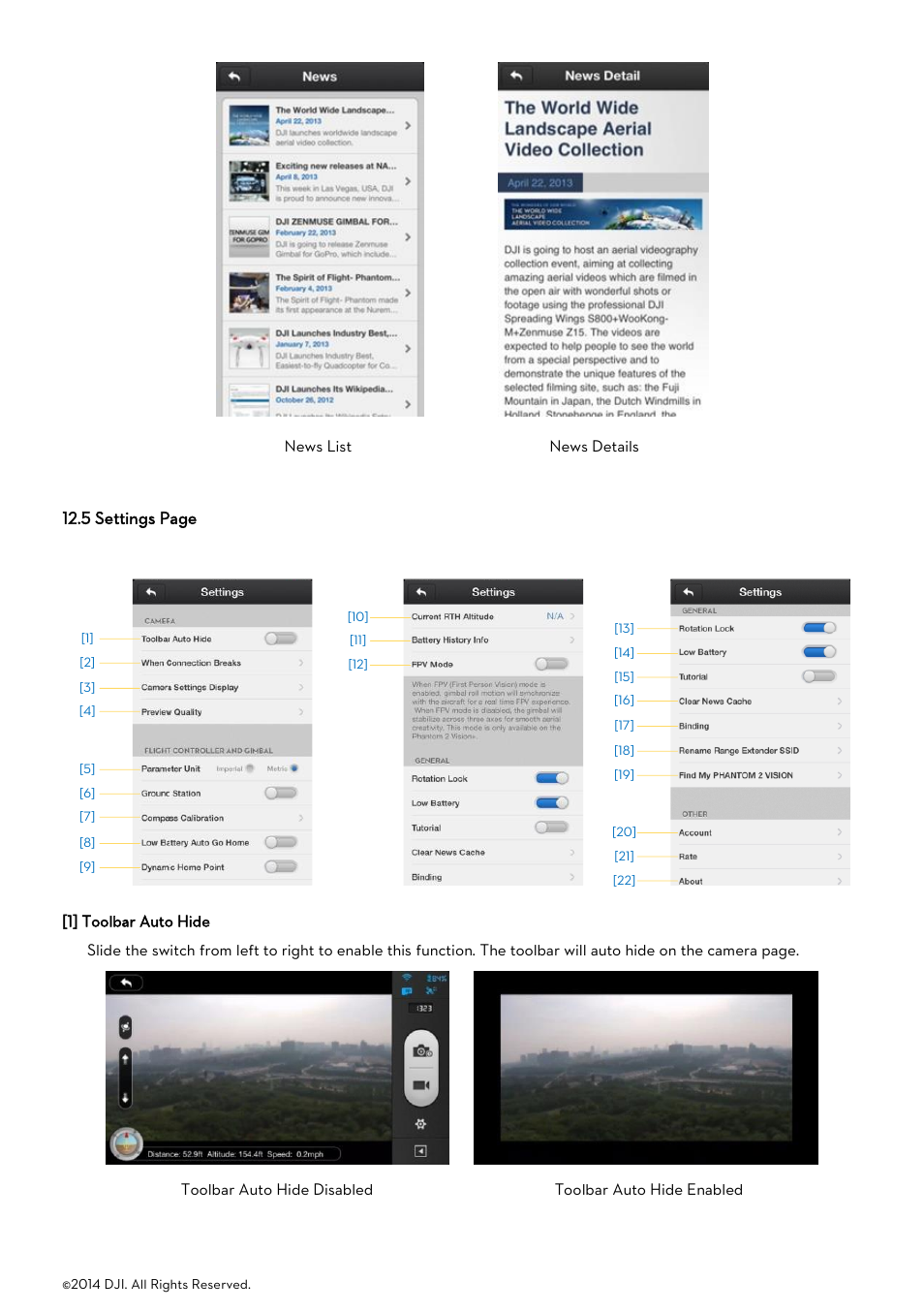 Ettings | DJI Phantom 2 Vision User Manual User Manual | Page 52 / 71