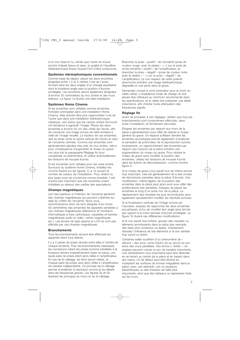 Bowers & Wilkins CM1 User Manual | Page 8 / 52