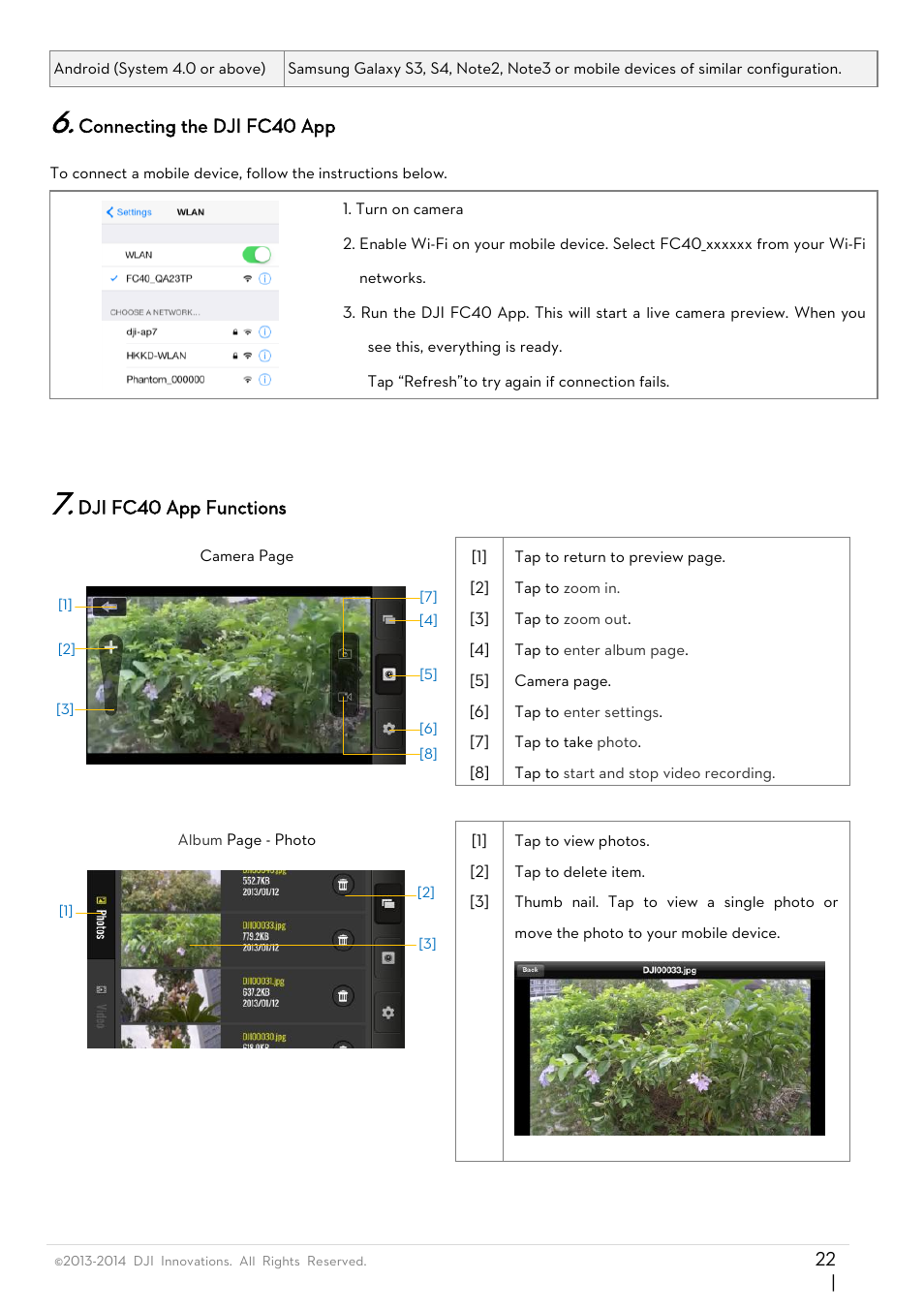 DJI Phantom FC40 User Manual | Page 22 / 31