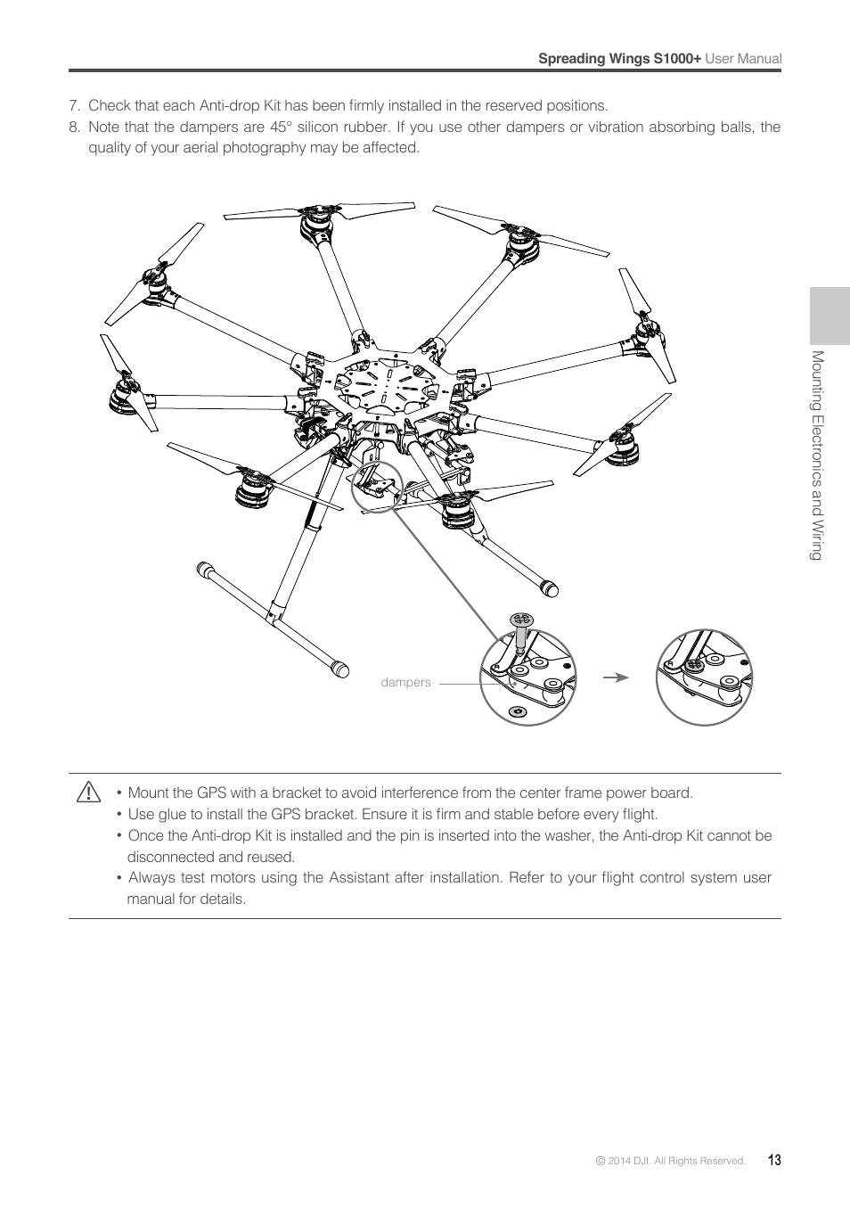 DJI S1000 Plus User Manual | Page 13 / 32