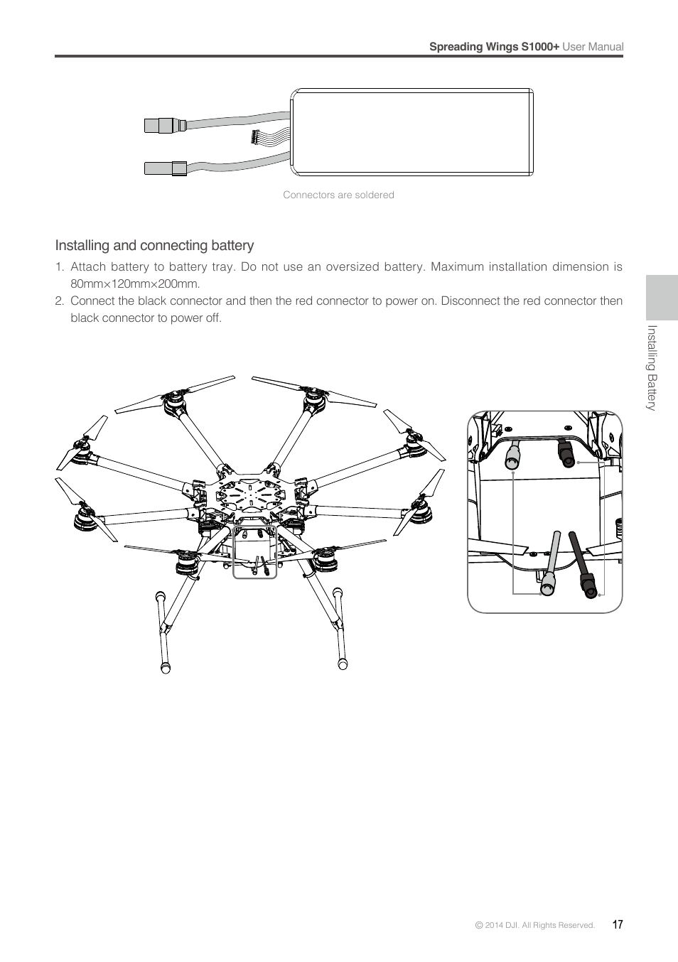 DJI S1000 Plus User Manual | Page 17 / 32