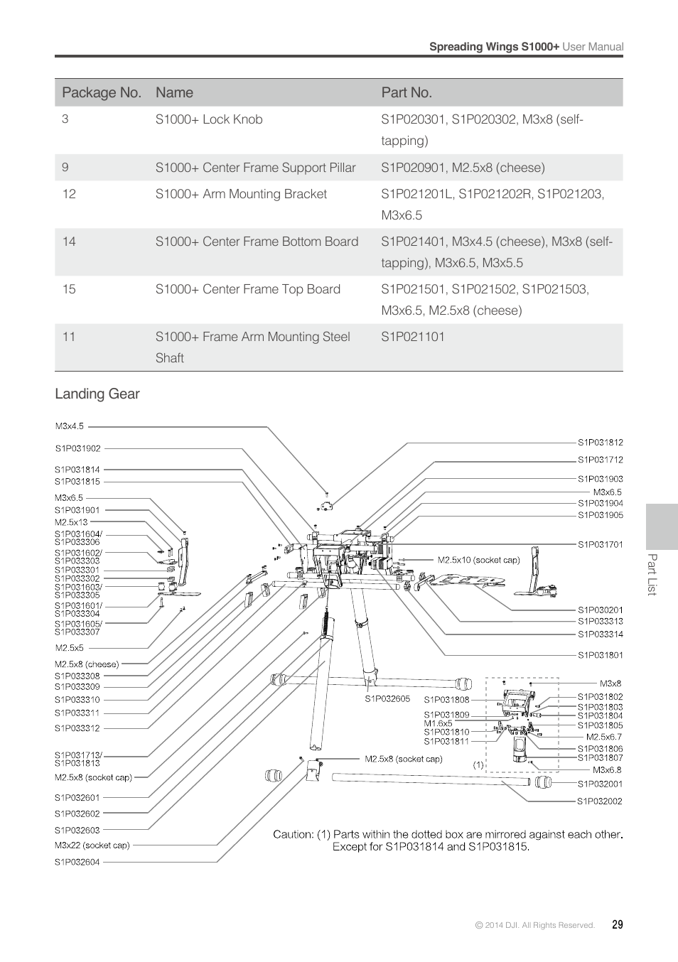 DJI S1000 Plus User Manual | Page 29 / 32