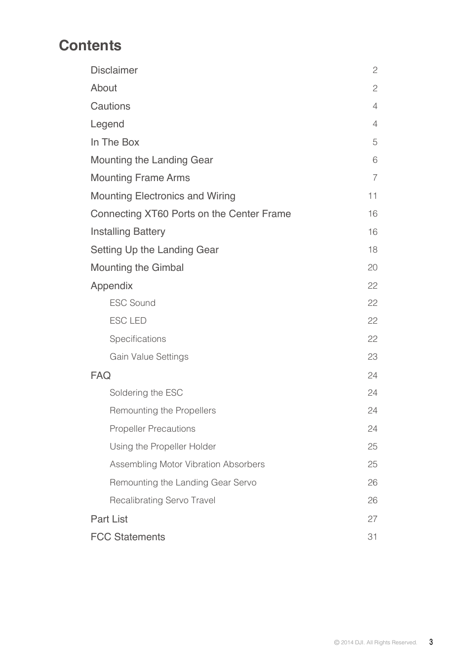 DJI S1000 Plus User Manual | Page 3 / 32