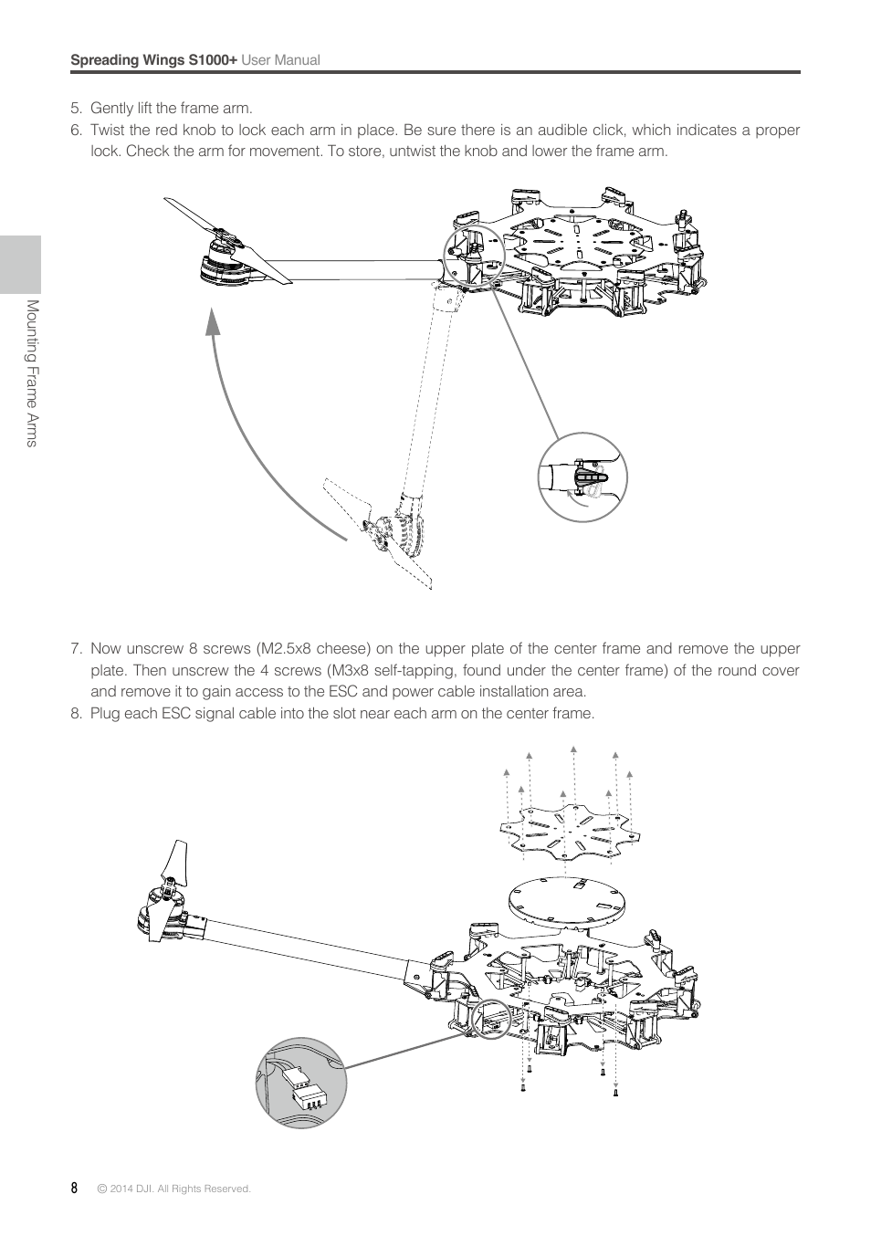 DJI S1000 Plus User Manual | Page 8 / 32