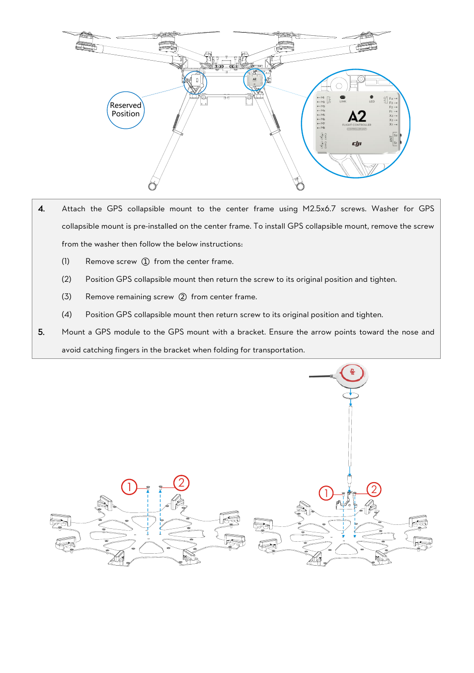 DJI S1000 User Manual | Page 12 / 32