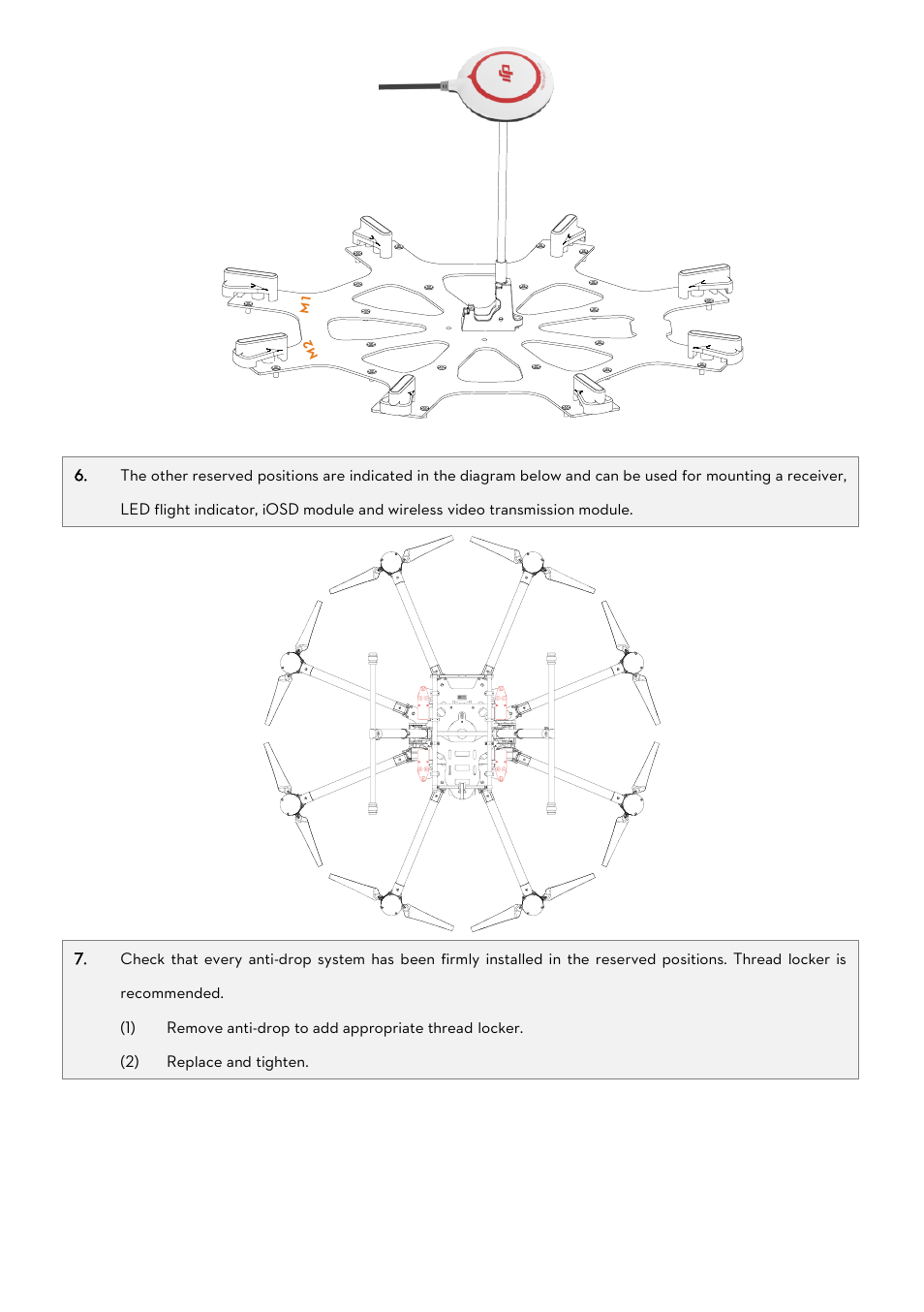 DJI S1000 User Manual | Page 13 / 32