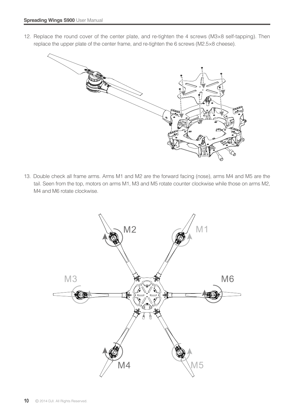 DJI S900 User Manual | Page 10 / 32