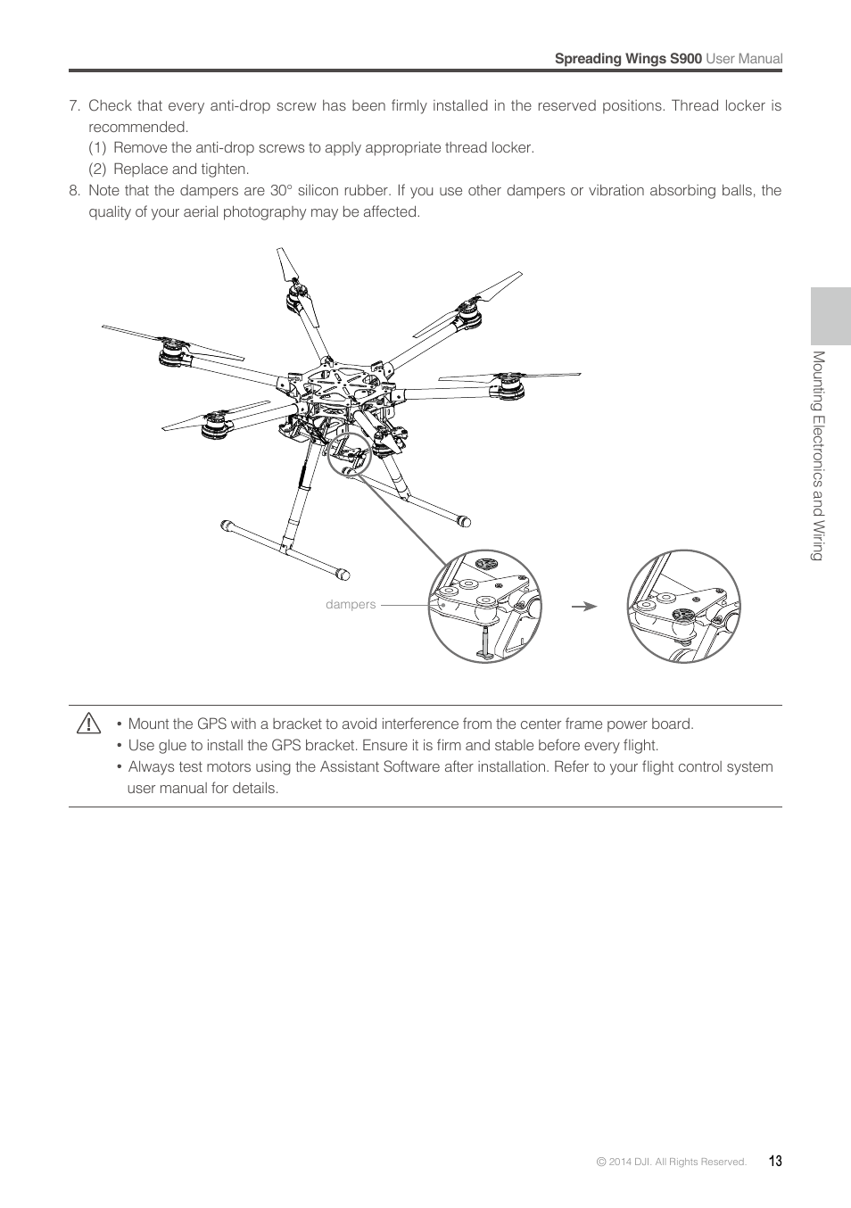 DJI S900 User Manual | Page 13 / 32