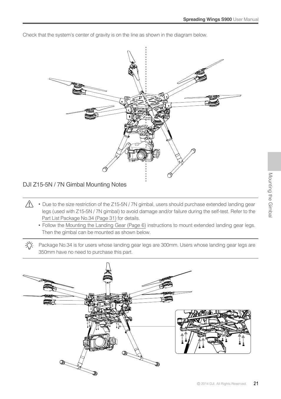 DJI S900 User Manual | Page 21 / 32