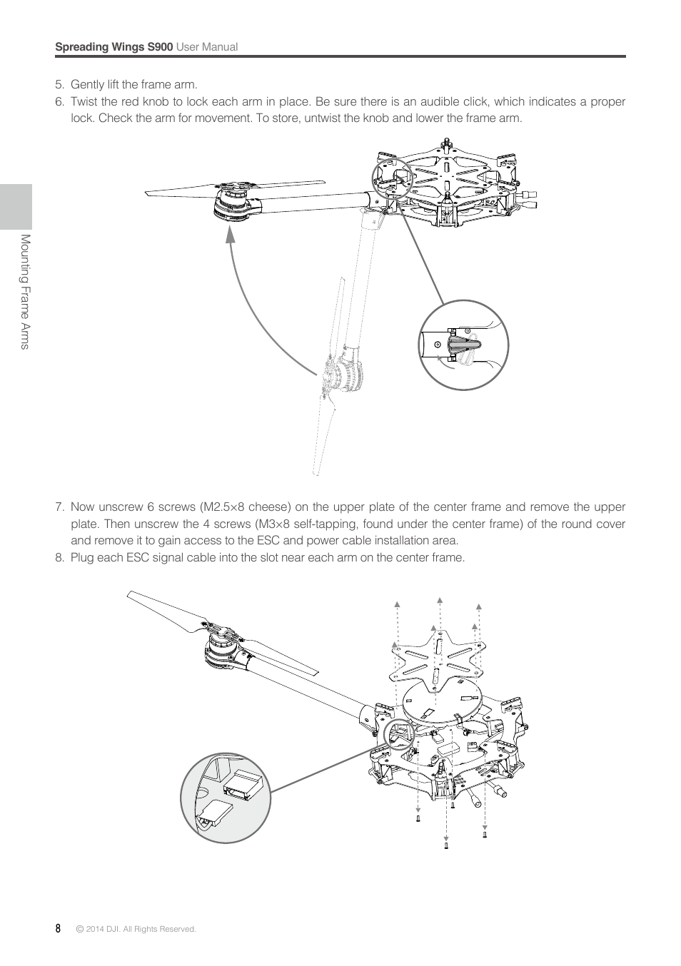 DJI S900 User Manual | Page 8 / 32