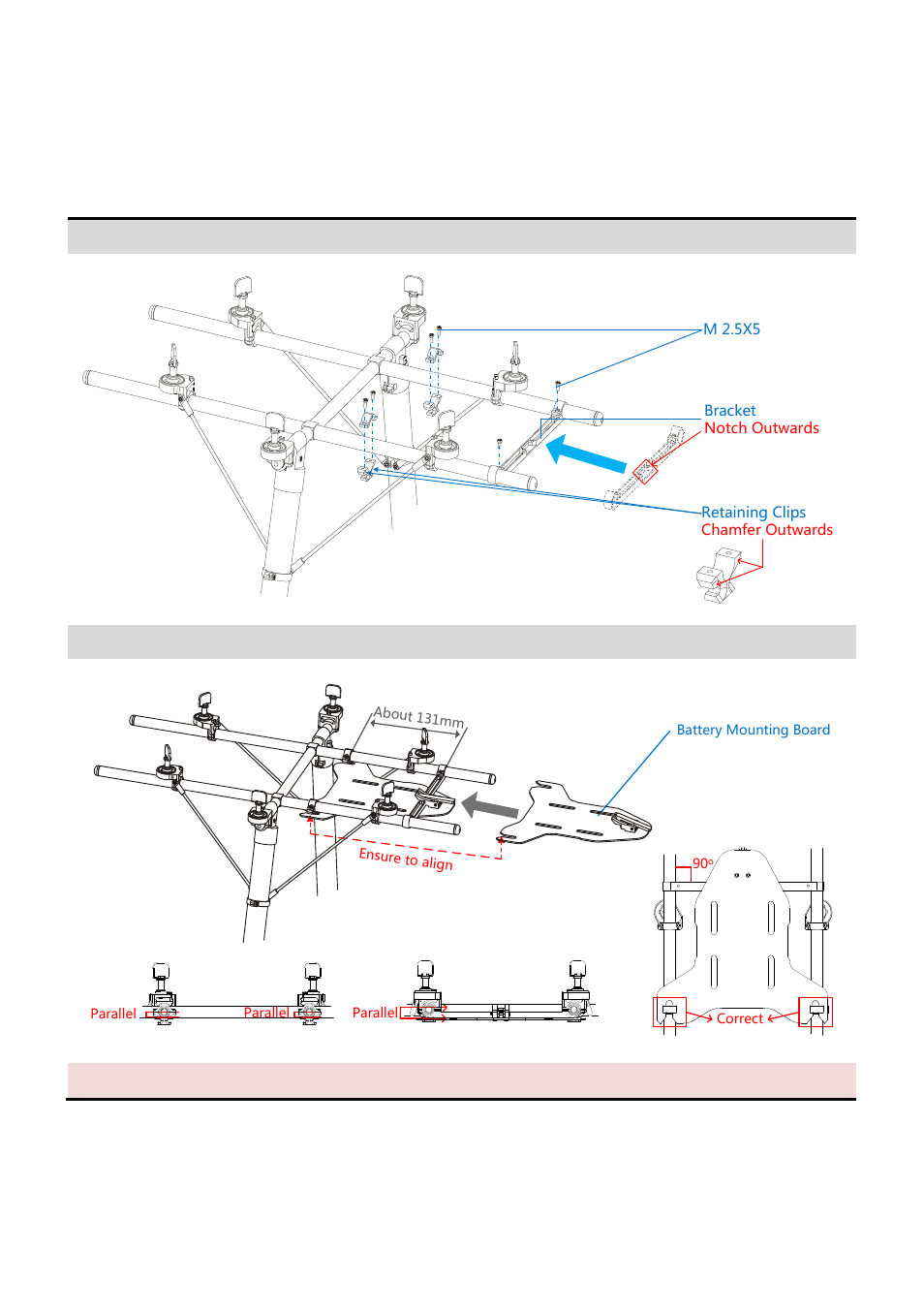 Appendix, Mount battery bracket | DJI S800 User Manual | Page 16 / 21