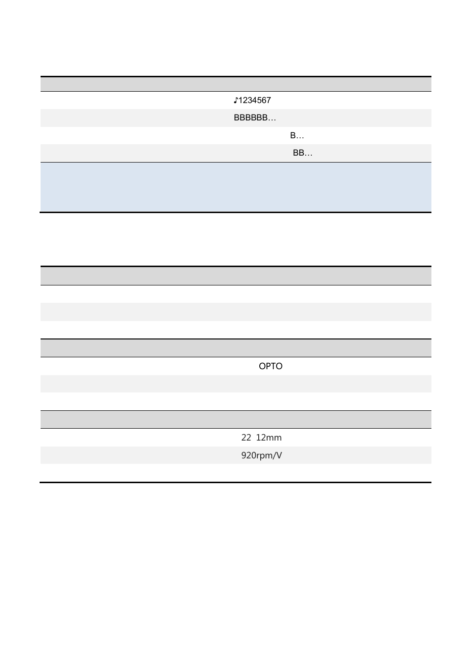 Esc sound introduction, Specifications, Esc state sound | Tips, Frame, Motor | DJI F450 v2.0 User Manual | Page 7 / 7