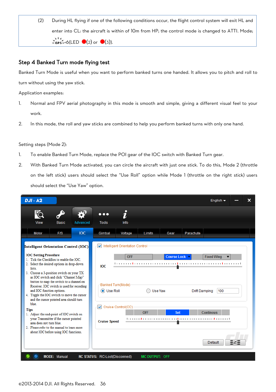 DJI A2 User Manual | Page 36 / 56