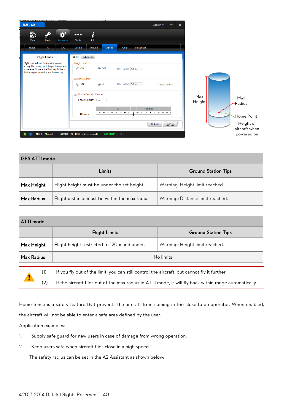 DJI A2 User Manual | Page 40 / 56