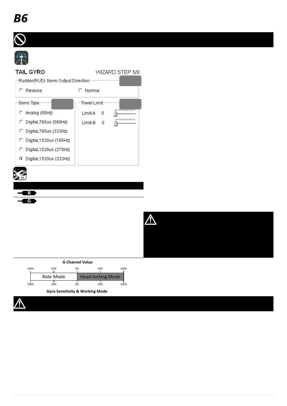 B6 tail gyro, Tail gyro | DJI Ace One User Manual | Page 15 / 28