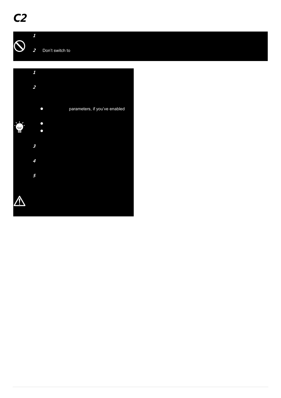 C2 manual mode test flight, Manual mode test flight | DJI Ace One User Manual | Page 22 / 28
