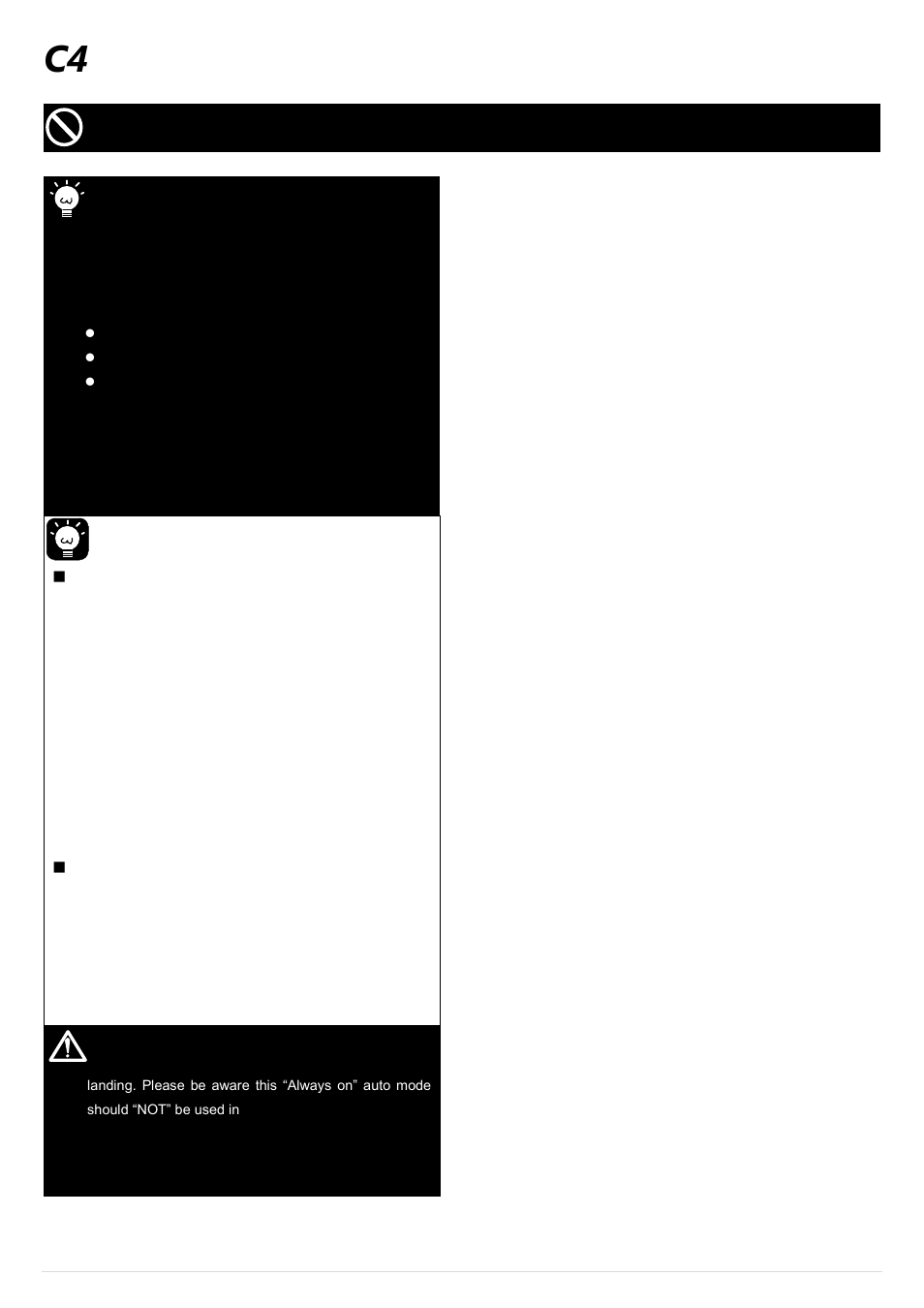 C4 autopilot test fight, Autopilot test fight, E 24 | Optional chargeable function, Semi-auto take-off, Semi-auto landing | DJI Ace One User Manual | Page 24 / 28