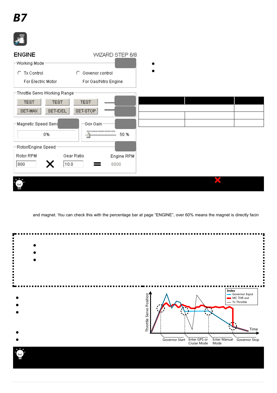 B7 engine governor, Engine governor | DJI Ace Waypoint User Manual | Page 16 / 28