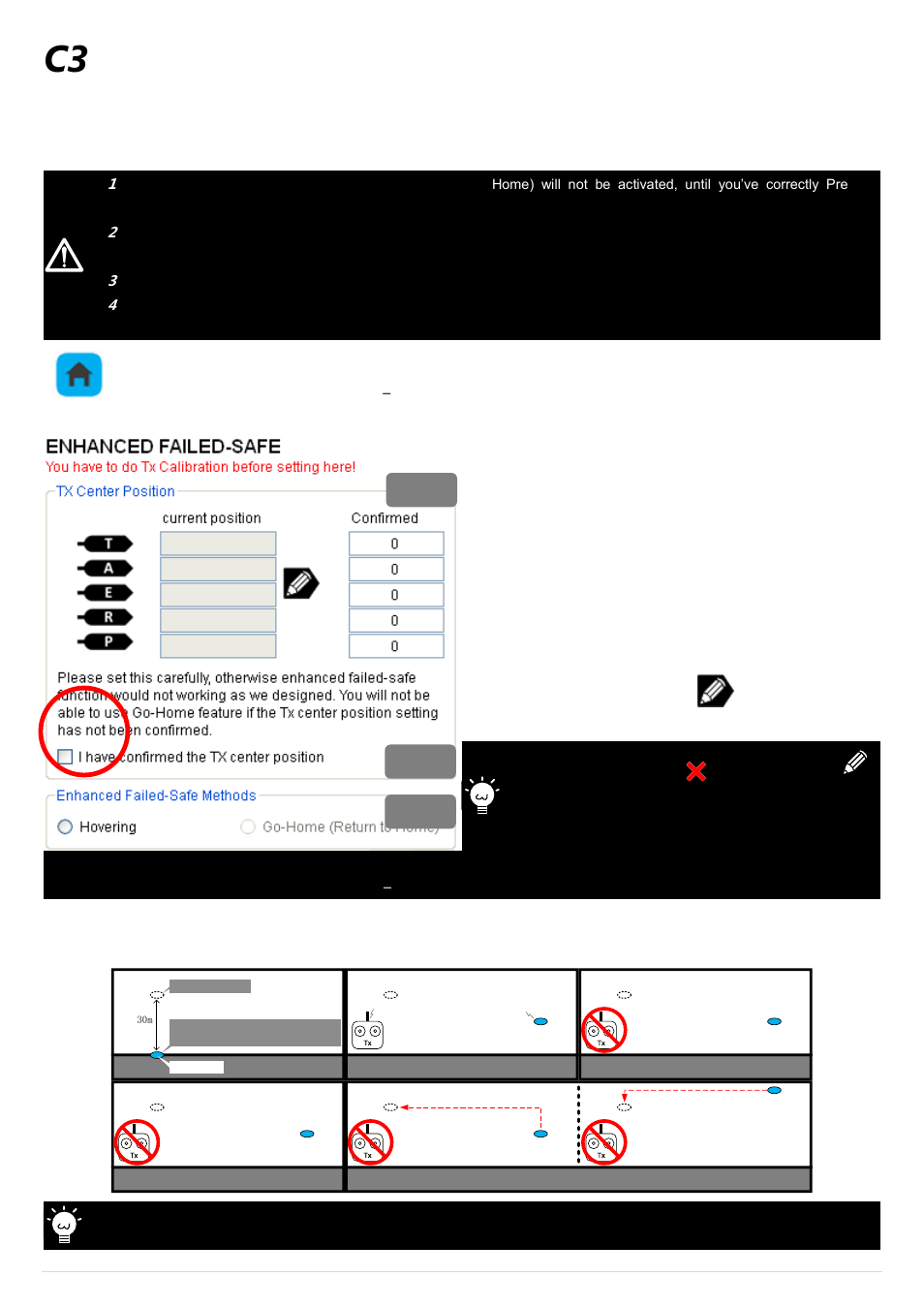 C3 enhanced fail-safe, Enhanced fail-safe | DJI Ace Waypoint User Manual | Page 23 / 28