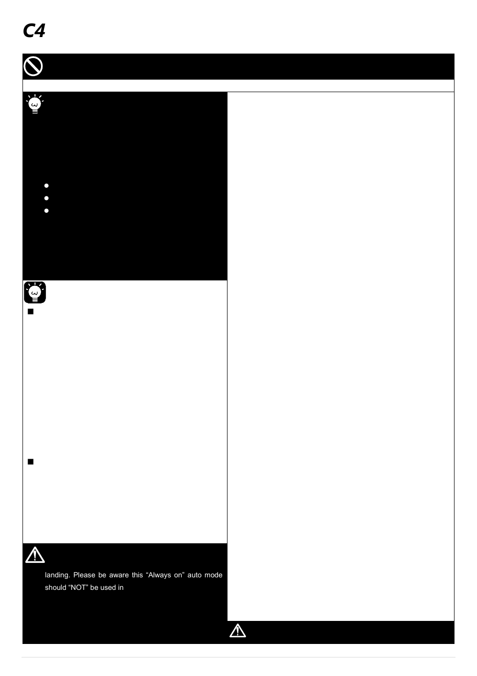 C4 autopilot test fight, Autopilot test fight, E 24 | Optional chargeable function, Semi-auto take-off, Semi-auto landing | DJI Ace Waypoint User Manual | Page 24 / 28