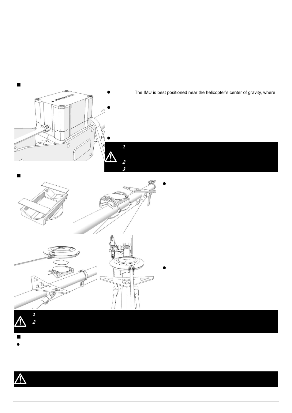 Mounting and connection, A1 before you begin, A2 mount the devices on your helicopter | Before you begin, Mount the devices on your helicopter | DJI Ace Waypoint User Manual | Page 6 / 28