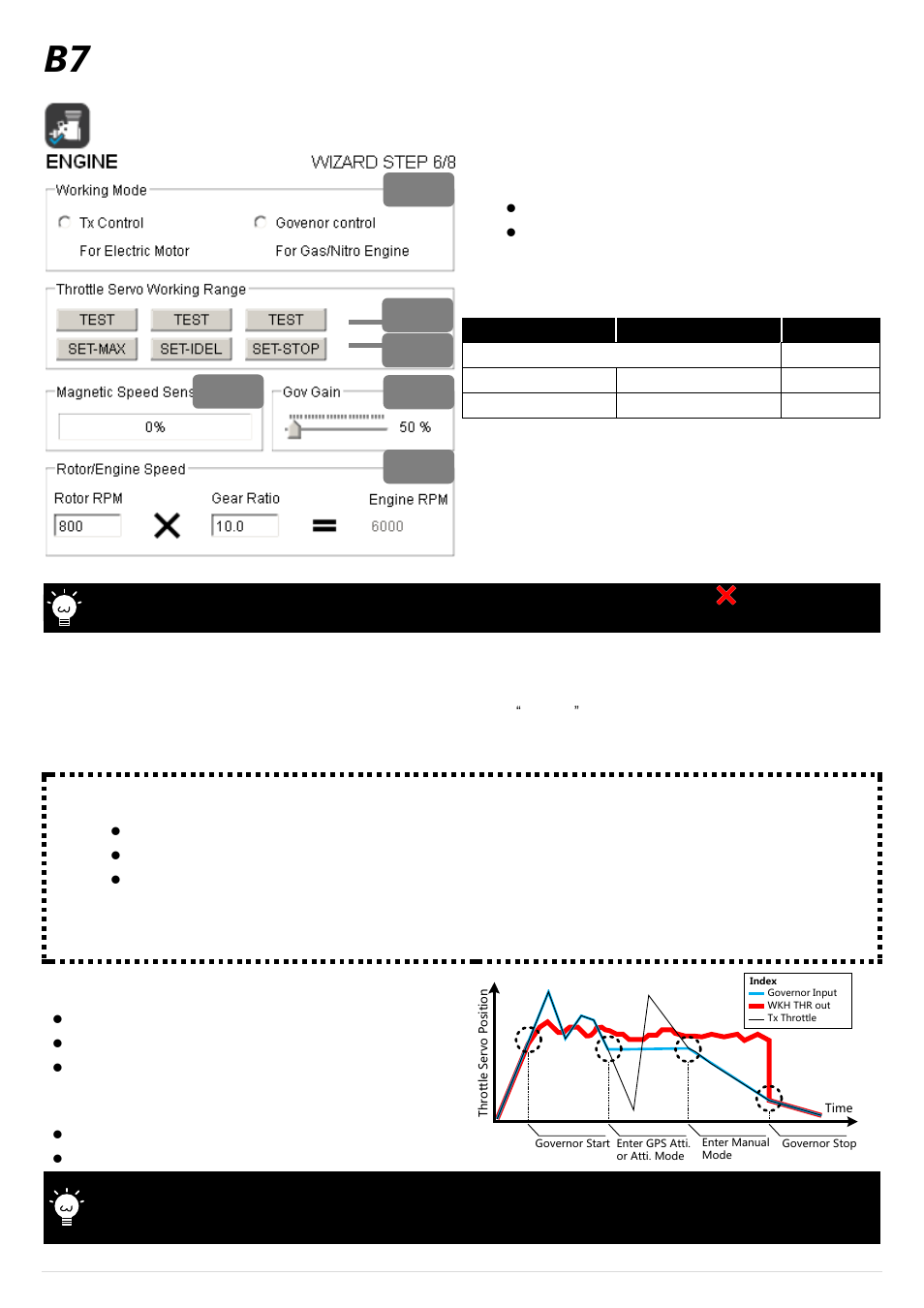 B7 engine governor, Engine governor | DJI Wookong-H User Manual | Page 16 / 27