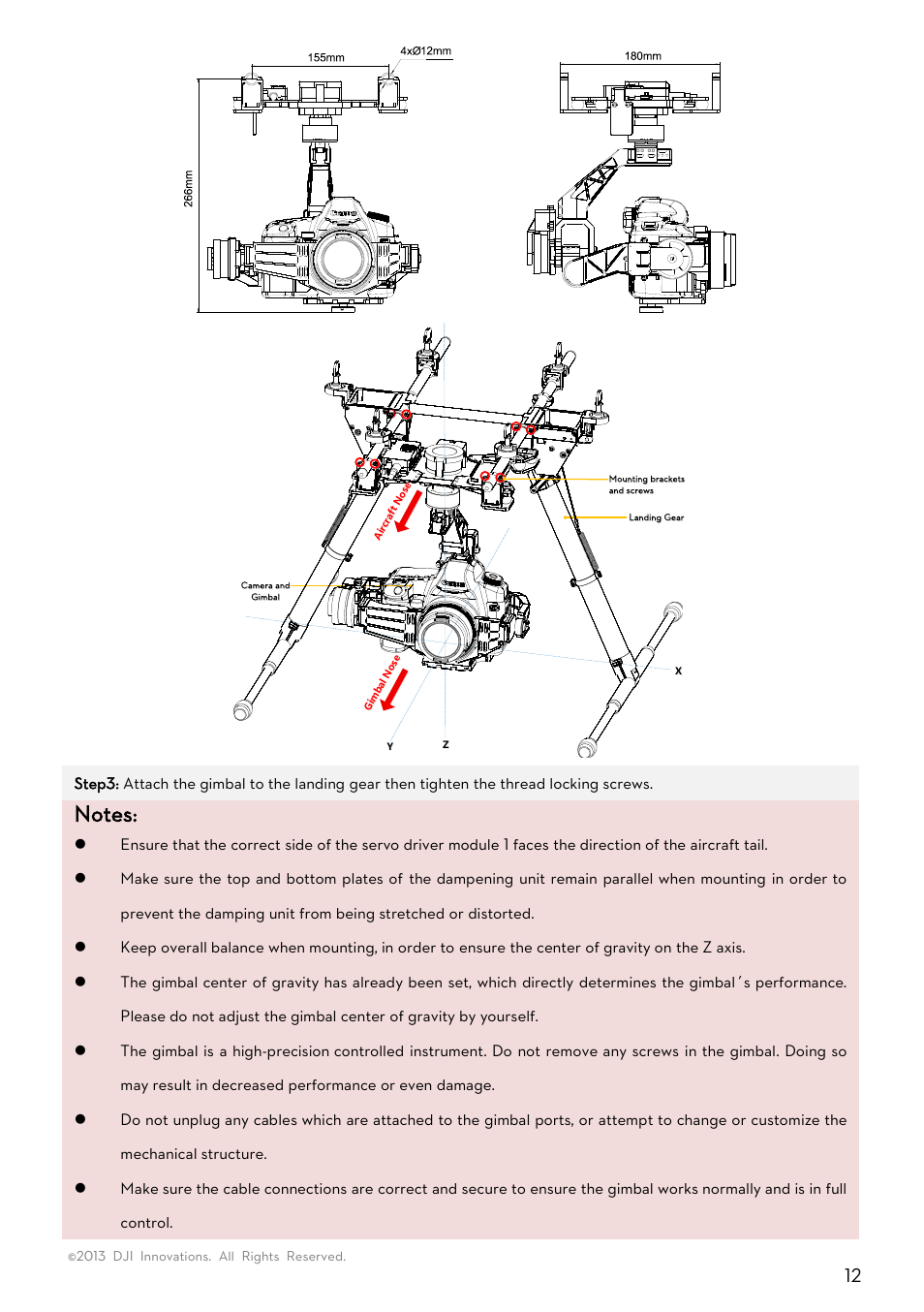 DJI Z15-5D User Manual | Page 12 / 24