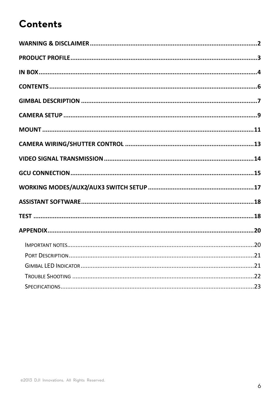 DJI Z15-5D User Manual | Page 6 / 24