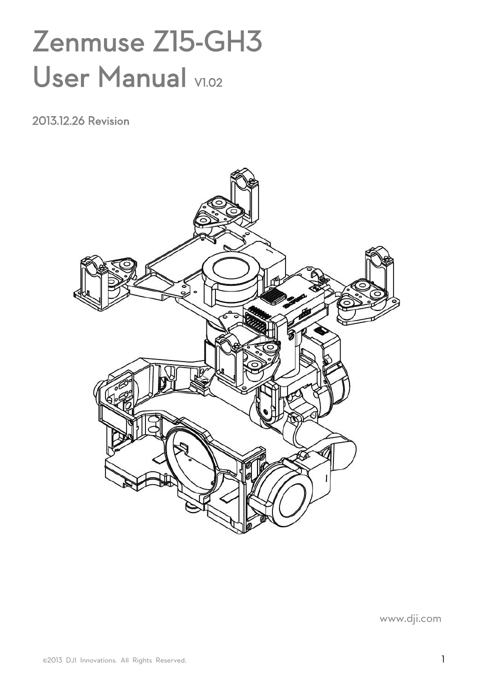 DJI Z15-GH3 User Manual | 26 pages