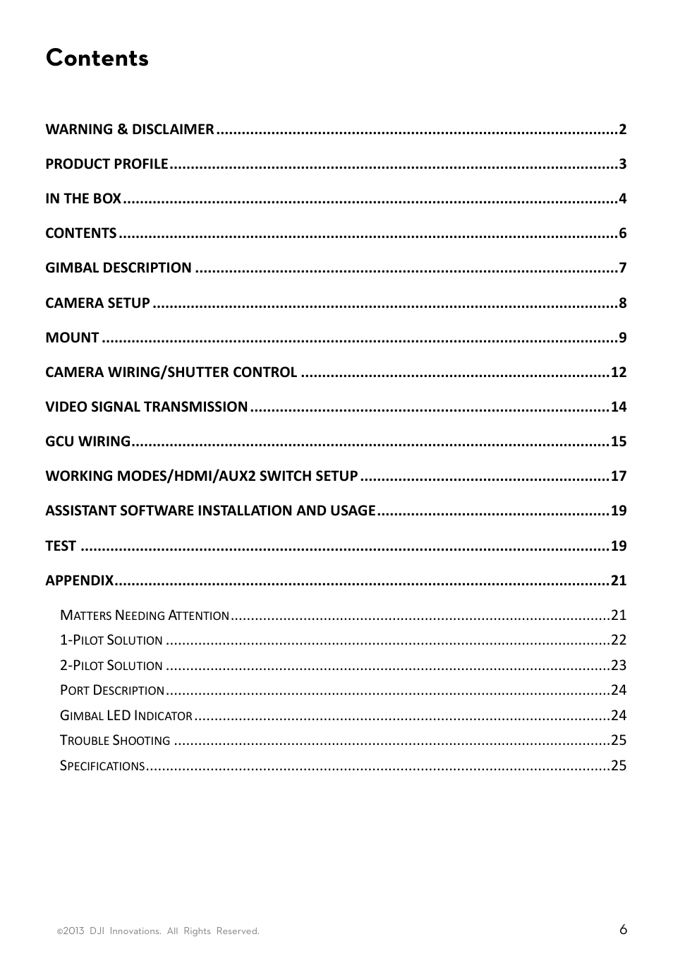 DJI Z15-GH3 User Manual | Page 6 / 26