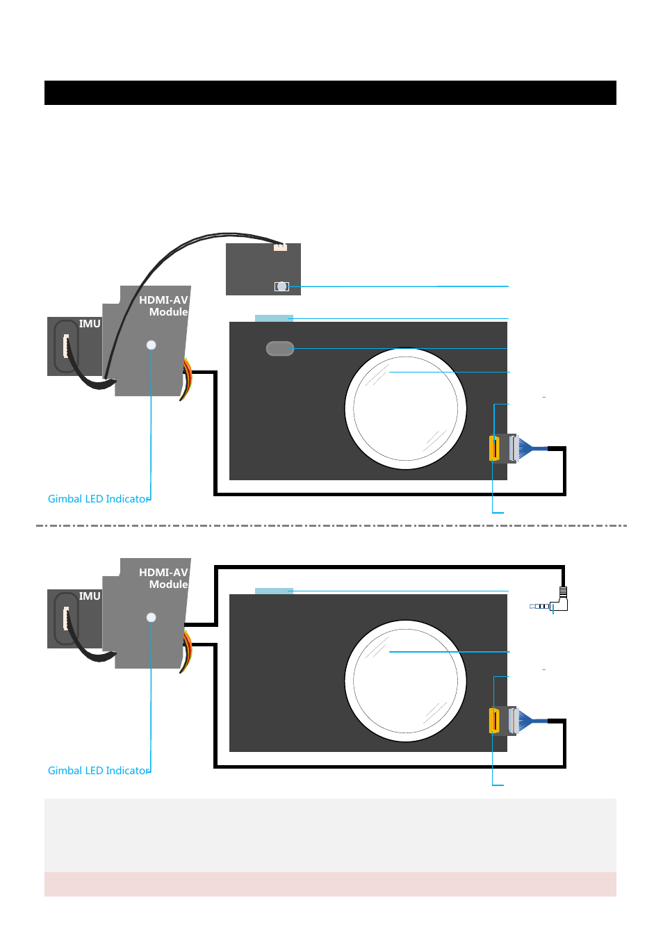 Camera wiring/shutter control, Camera wiring, Z15-n | Z15-g, Notices, Camera | DJI Z15 User Manual | Page 15 / 33