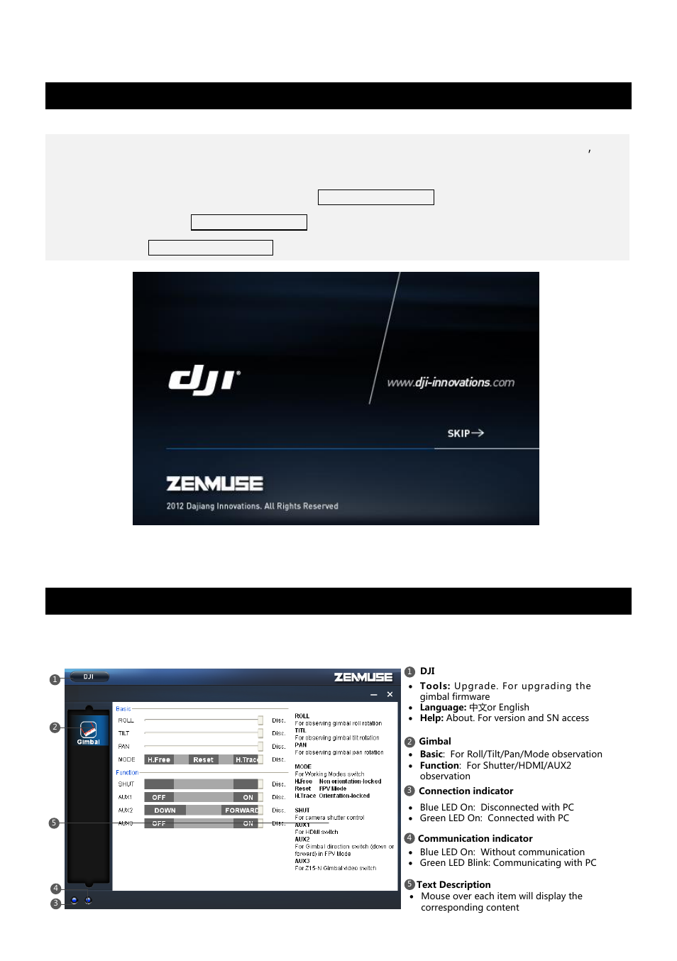 Assistant, Install driver and software | DJI Z15 User Manual | Page 22 / 33