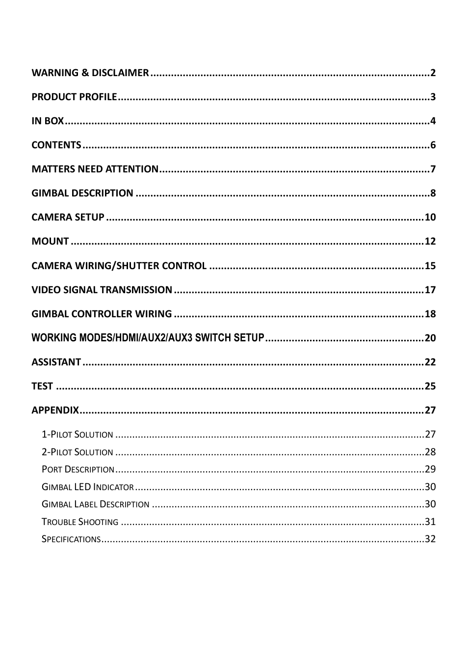 DJI Z15 User Manual | Page 6 / 33