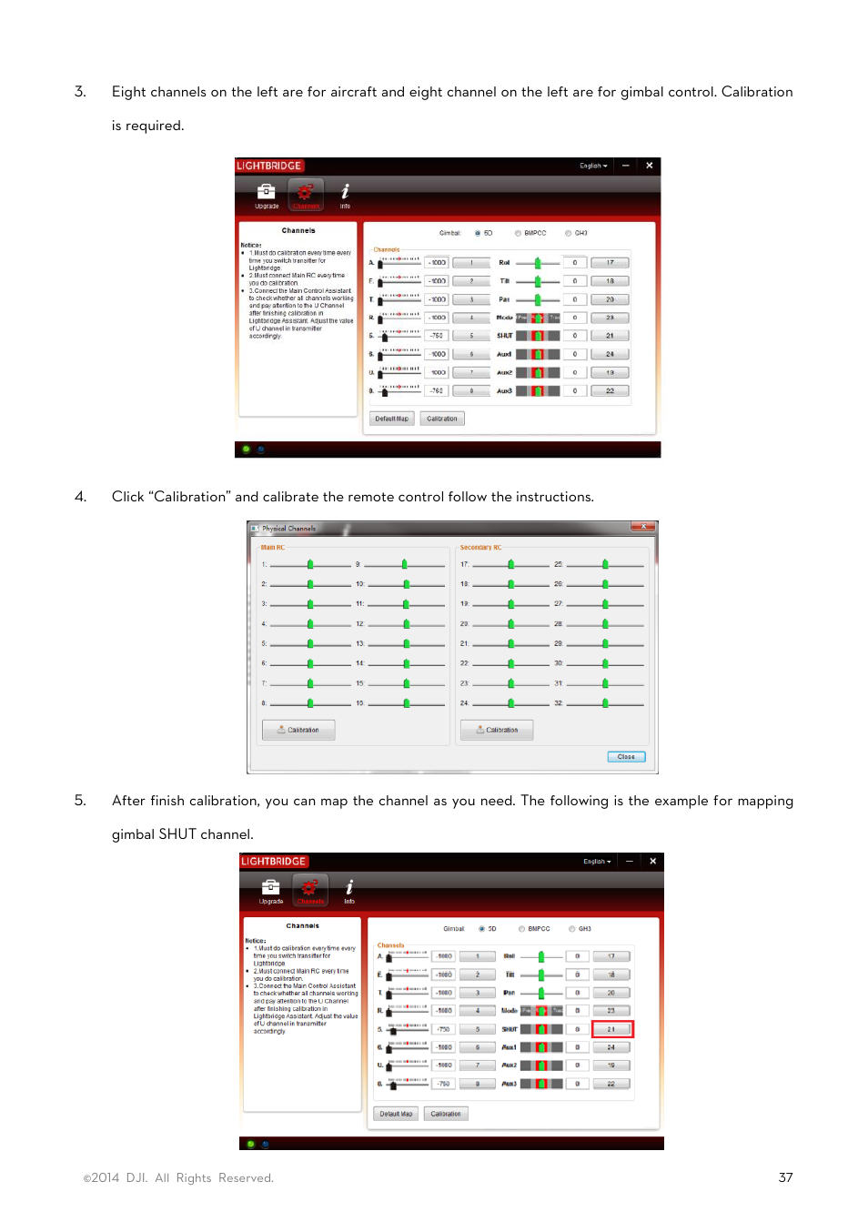 DJI Lightbridge User Manual User Manual | Page 37 / 48