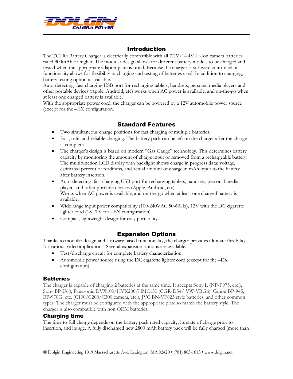 Dolgin Engineering TC200i User Manual User Manual | Page 2 / 4