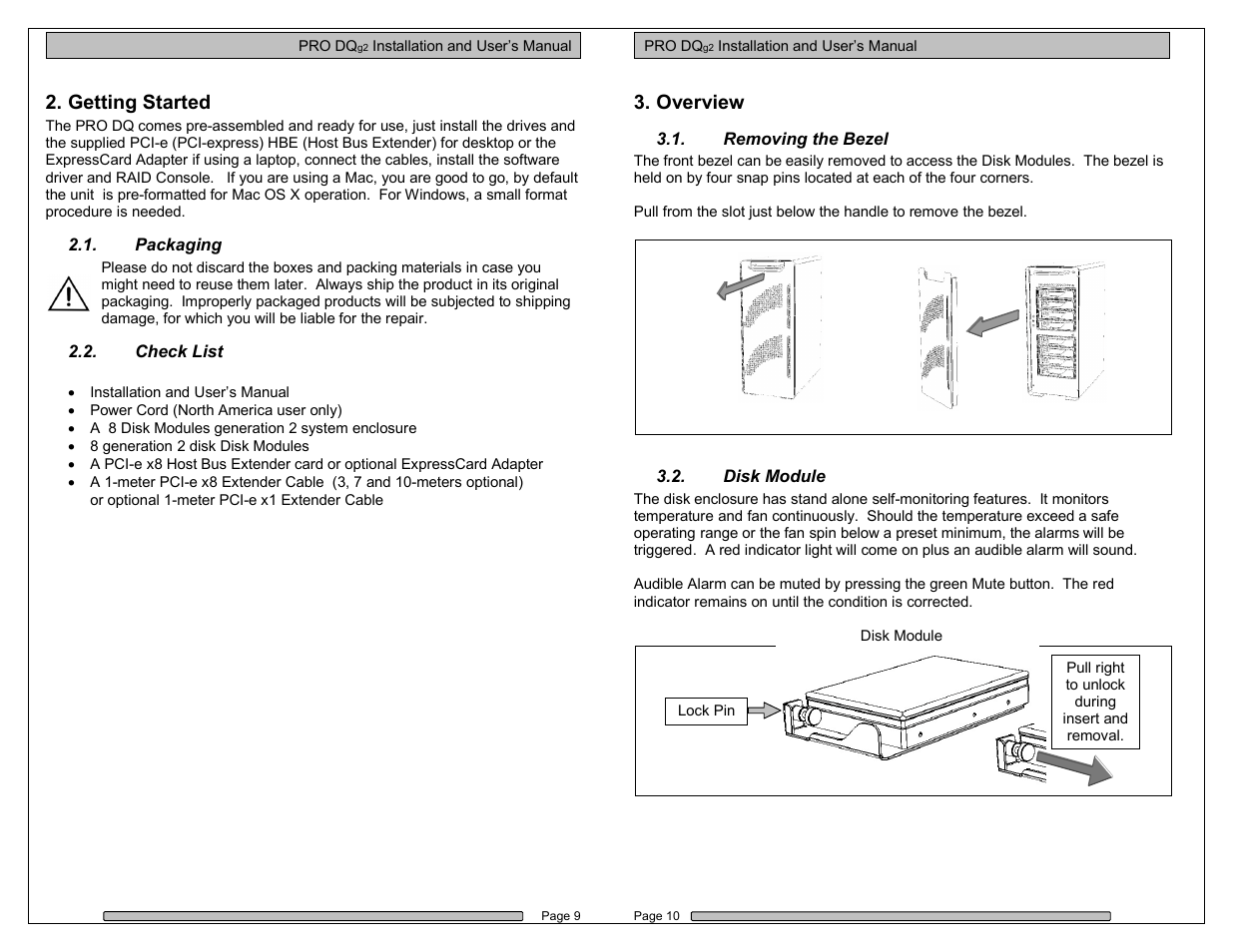 Getting started, Overview | Dulce Systems PRO DQxc User Manual | Page 5 / 20