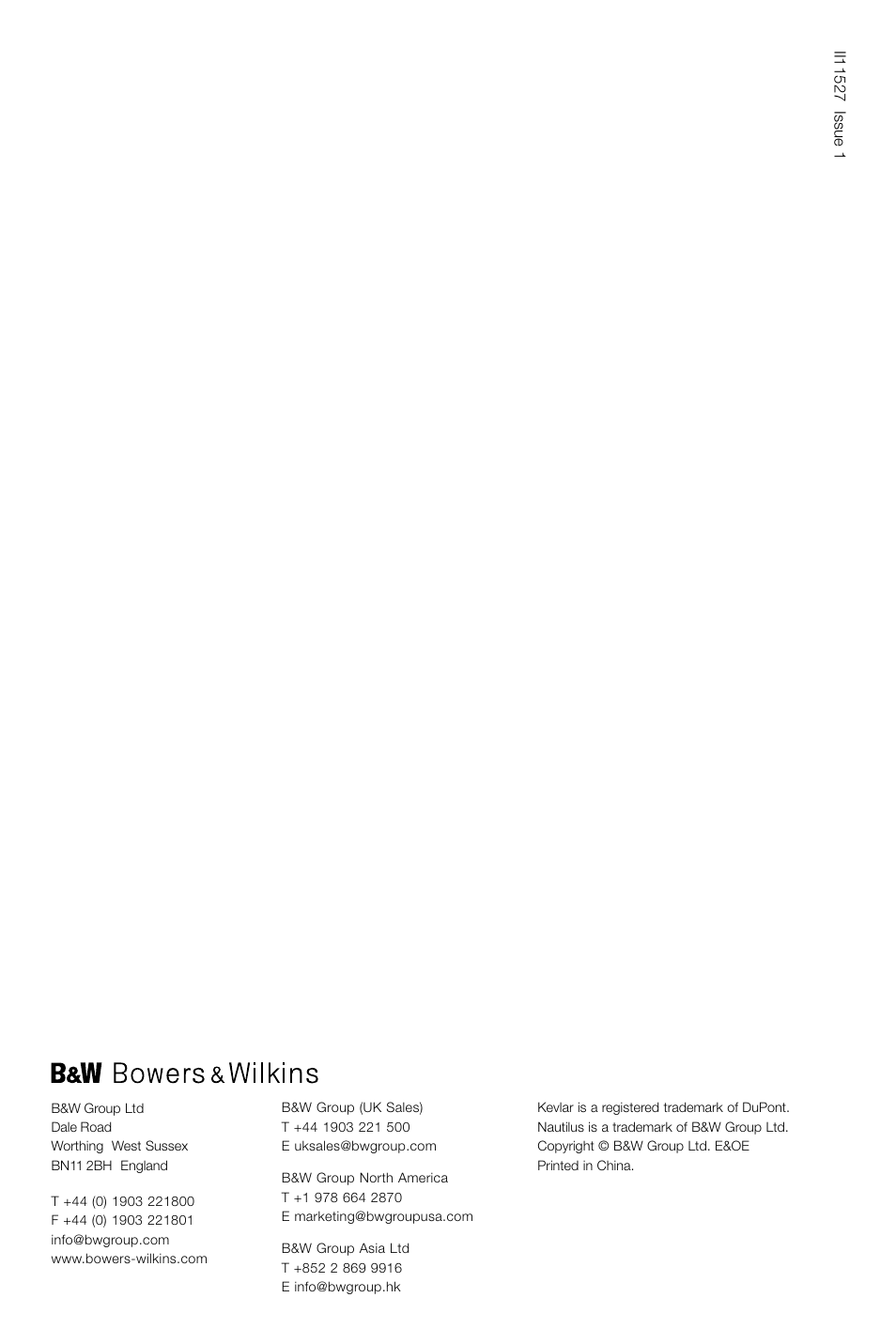 Bowers & Wilkins 683 User Manual | Page 48 / 48