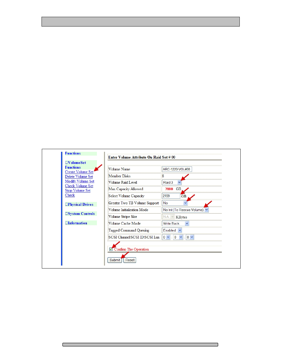 Create >2tb raid set for windows xp (32bit) | Dulce Systems PRO RX16ex User Manual | Page 30 / 42