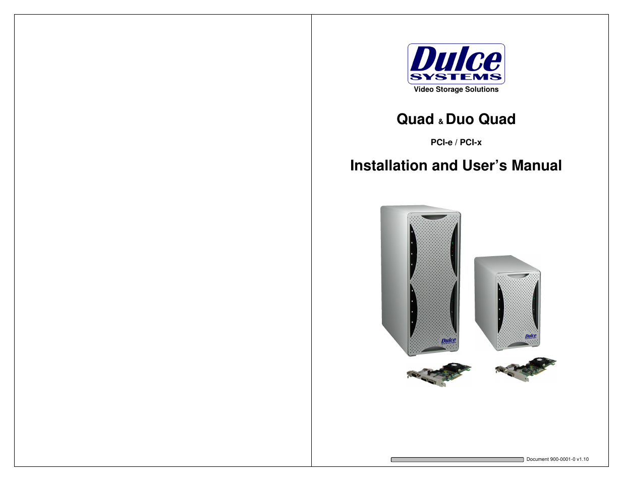 Dulce Systems Duo Quad User Manual | 21 pages