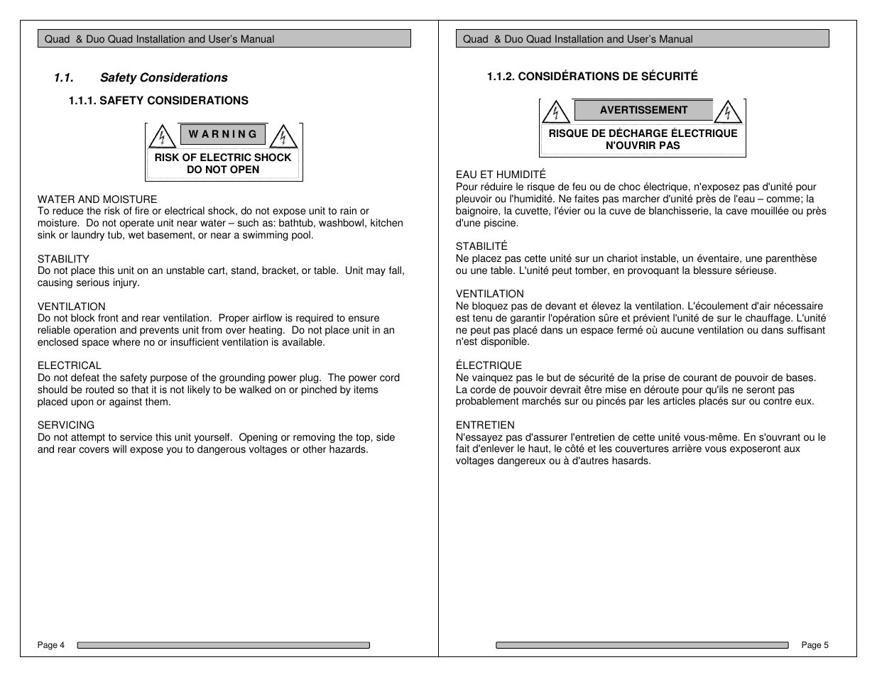 Dulce Systems Duo Quad User Manual | Page 3 / 21