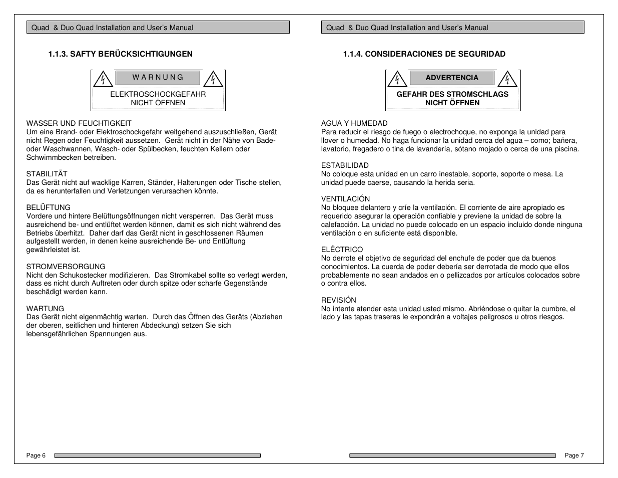 Dulce Systems Duo Quad User Manual | Page 4 / 21