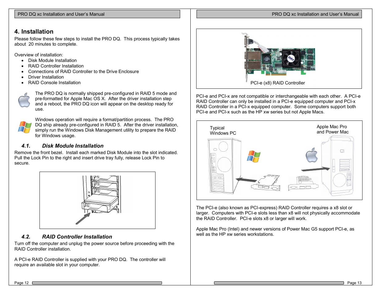 Installation | Dulce Systems PRO DQ xc User Manual | Page 7 / 21