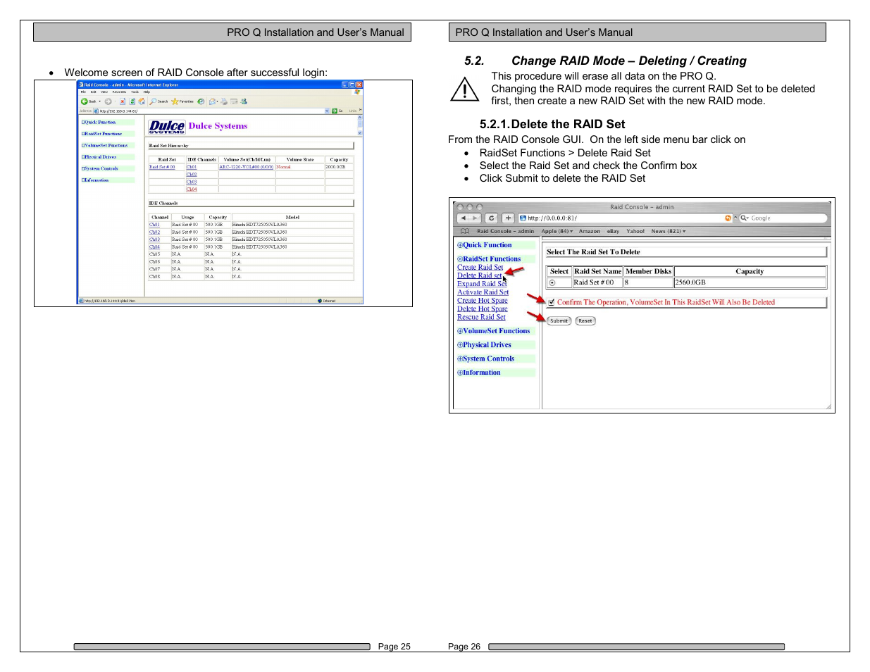 Dulce Systems PRO Q User Manual | Page 13 / 20