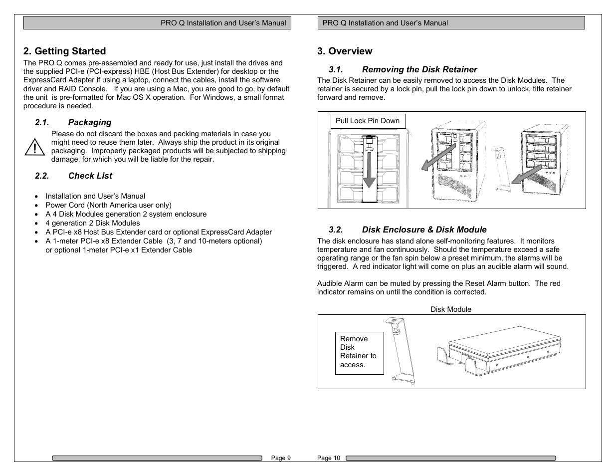 Getting started, Overview | Dulce Systems PRO Q User Manual | Page 5 / 20