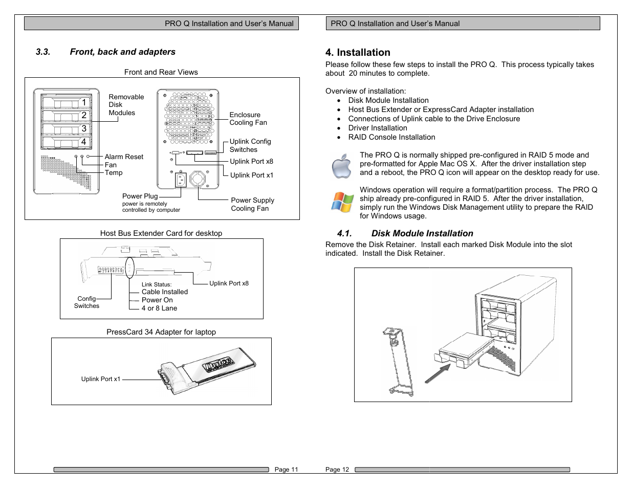 Installation | Dulce Systems PRO Q User Manual | Page 6 / 20